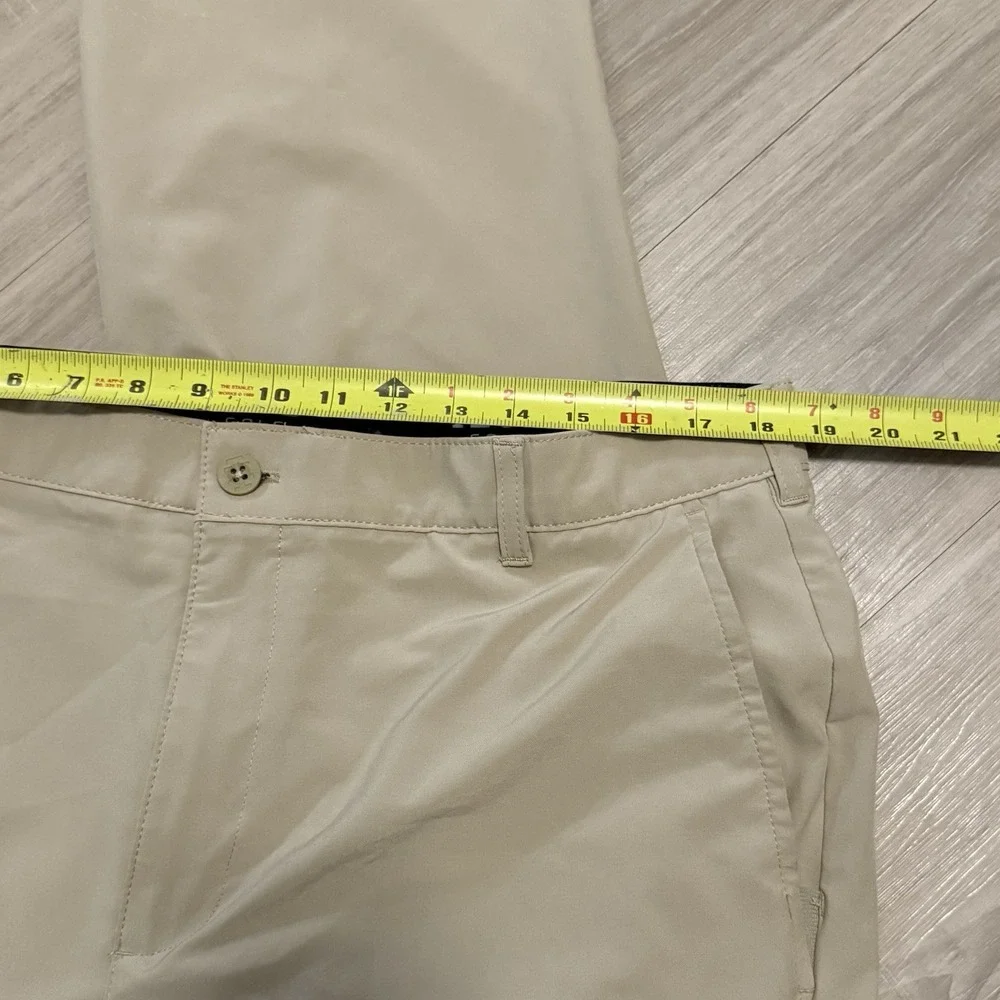 IZOD‎ GOLF Swingflex Core Straight Fit Khaki Pants Tag 38x32 Stretch Watch Pics